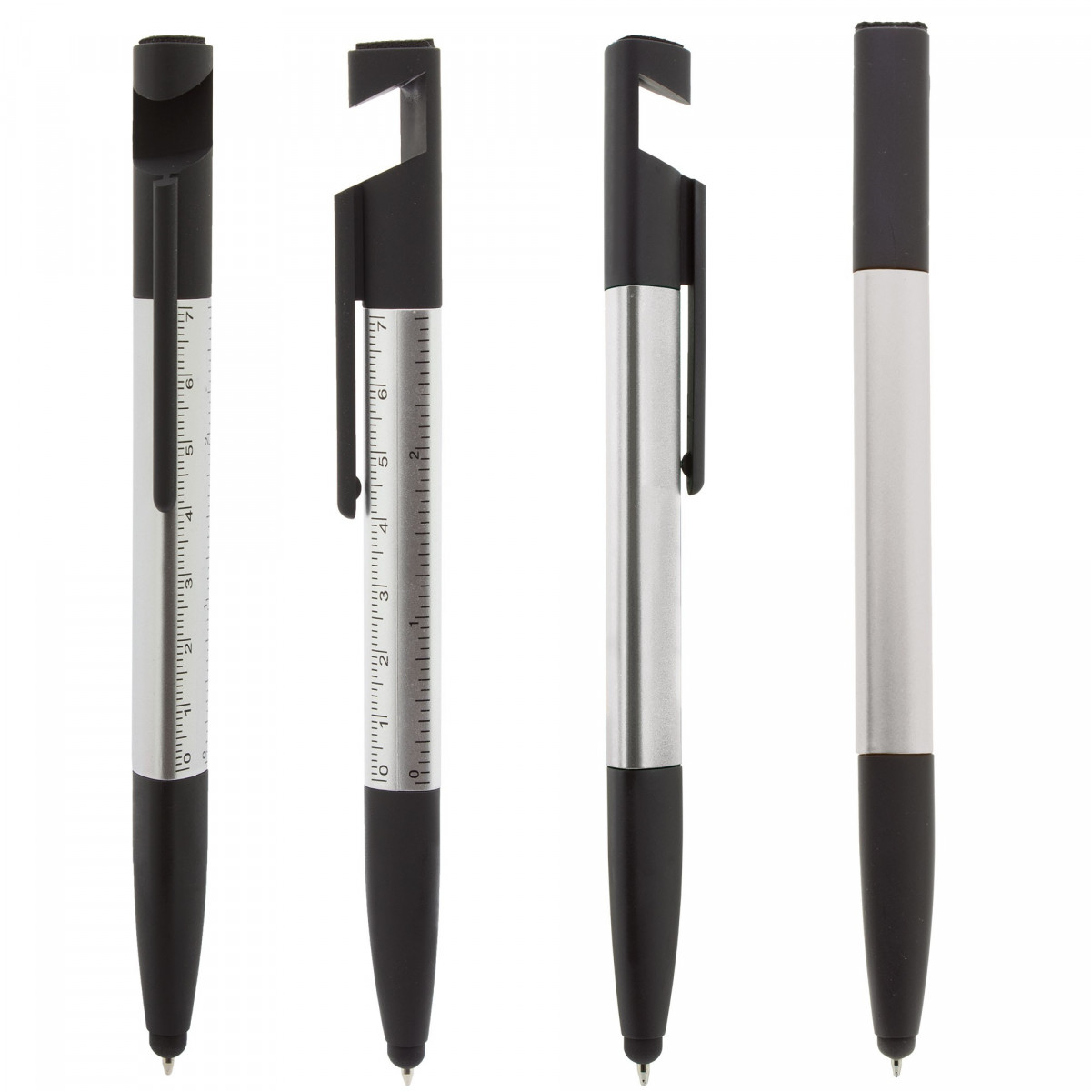 Penna multifunzione argento