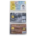 Porta carte triplo
