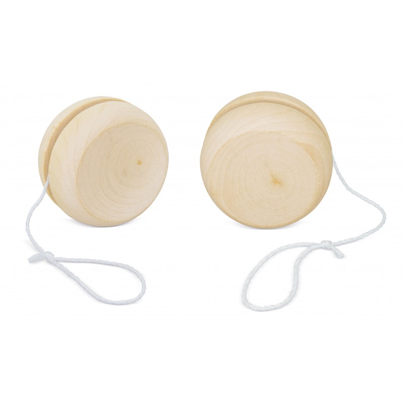 Yo-Yo in Legno Naturale Dettaglio Classico ed Ecologico per Eventi Speciali