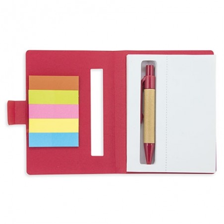 Blocco note con penna