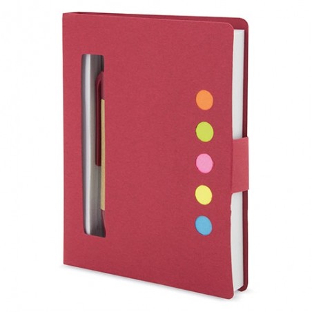 Blocco note con penna