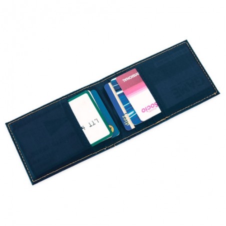 Portafoglio Porta Carte in Pelle Sintetica Nera Design Elegante e Pratico
