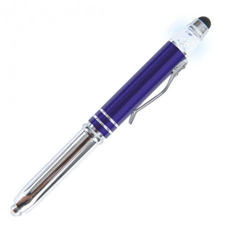 Penna a sfera colorata metallizzata