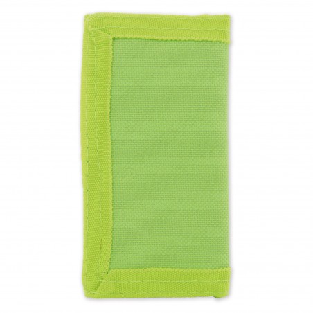 Portafoglio di stoffa con chiusura in velcro