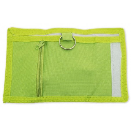 Portafoglio di stoffa con chiusura in velcro
