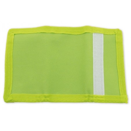 Portafoglio di stoffa con chiusura in velcro