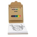 Quaderno con matite colorate e disegni da colorare Il regalo perfetto per i più creativi