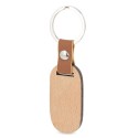 Portachiavi in Legno e Ecopelle Un Dettaglio Elegante e Naturale