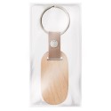 Portachiavi in Legno e Ecopelle Un Dettaglio Elegante e Naturale