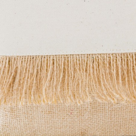 Necessaire in Juta e Tela con Frange: Un Regalo Elegante e Funzionale