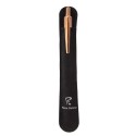 Penna in Metallo con Finitura Glitter Incapsulata: Colori Argento e Oro Rosa