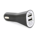Caricatore per auto doppio usb bianco