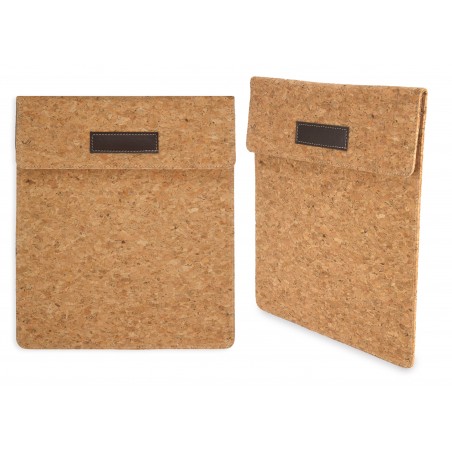 Custodia per tablet in sughero naturale