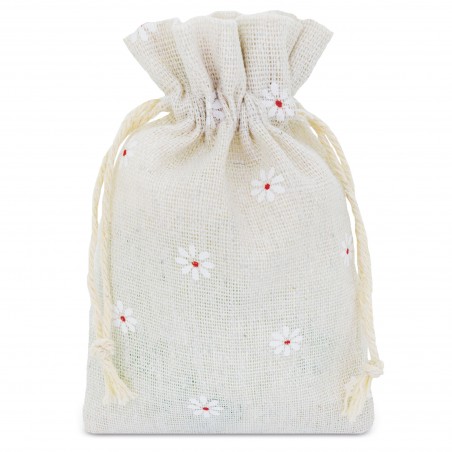 "Borsa di cotone fiori"