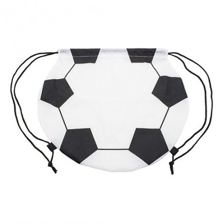Zaino a sacco con design calcio Dettaglio ideale per eventi sportivi e celebrazioni infantili