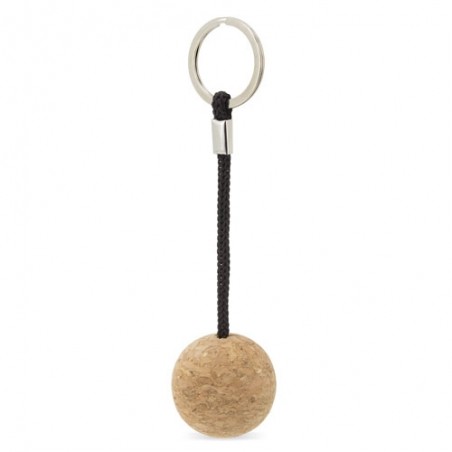 Portachiavi in sughero con sfera tridimensionale laupin