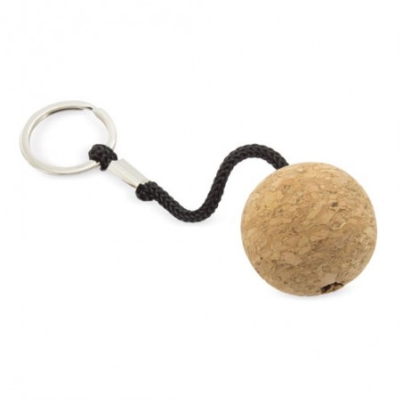 Portachiavi in sughero con sfera tridimensionale laupin