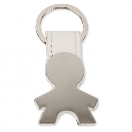 Portachiavi in metallo a forma di bambino