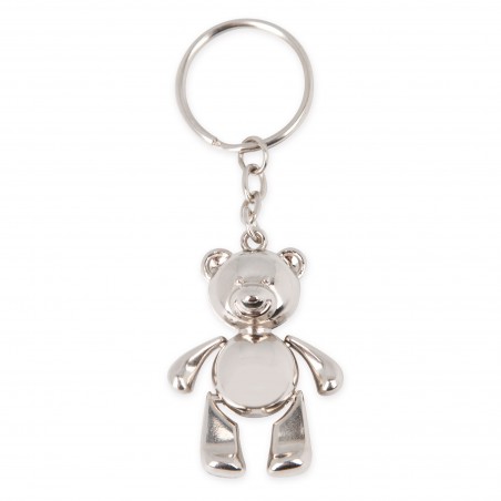 Portachiavi Teddy in metallo