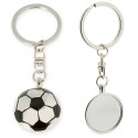 Portachiavi metallico calcio