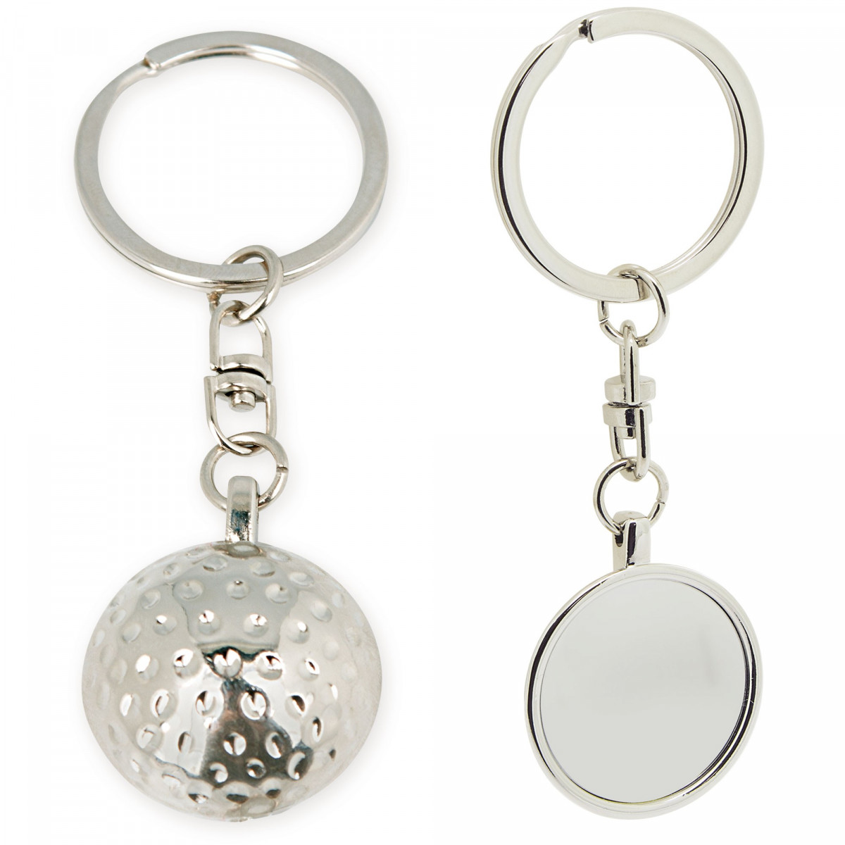 Portachiavi metallico golf