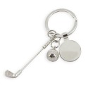 Portachiavi metallico golf