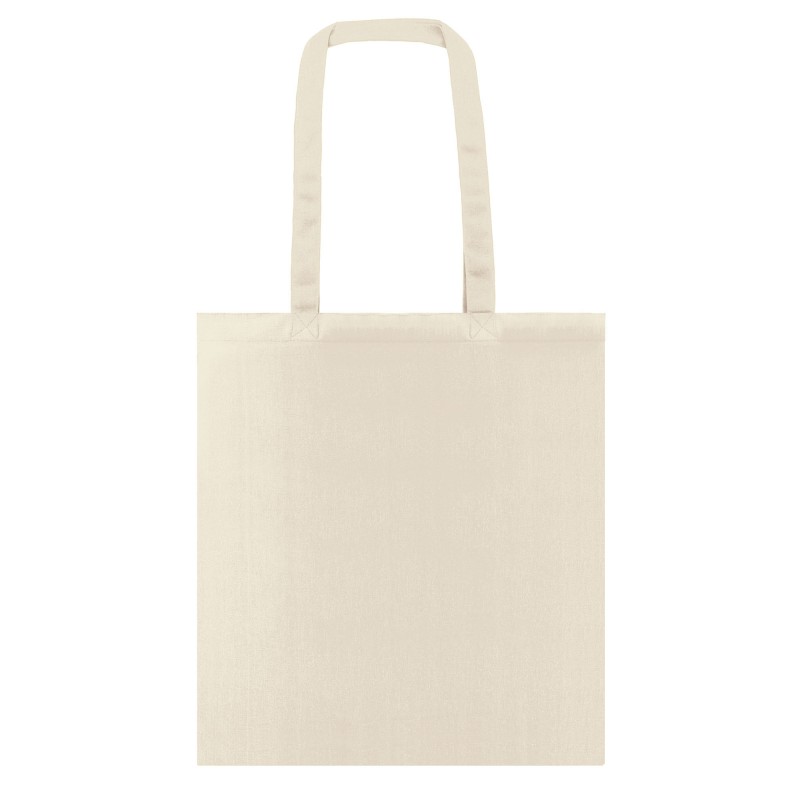 Borsa in cotone ecologico con manici lunghi
