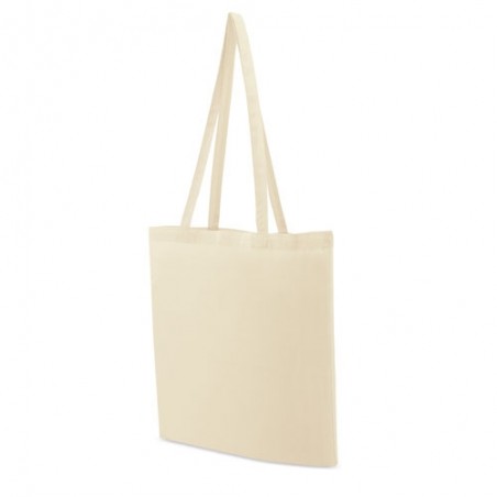 Borsa in cotone ecologico con manici lunghi