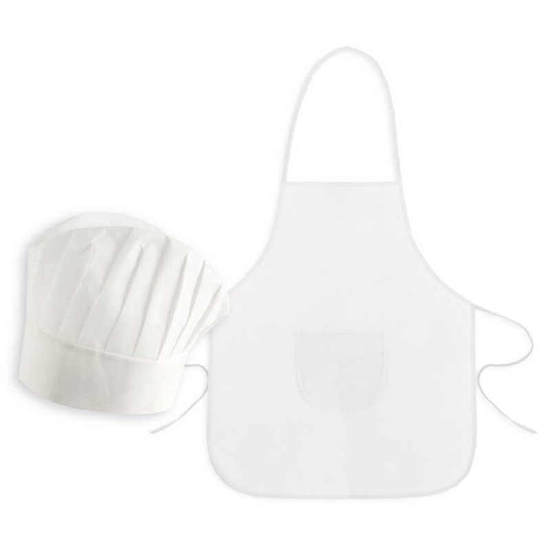 Set Grembiule E Cappellino Neonato Bl Nw Bl Set Grembiule E Cappellino Neonato Bl Nw Bl