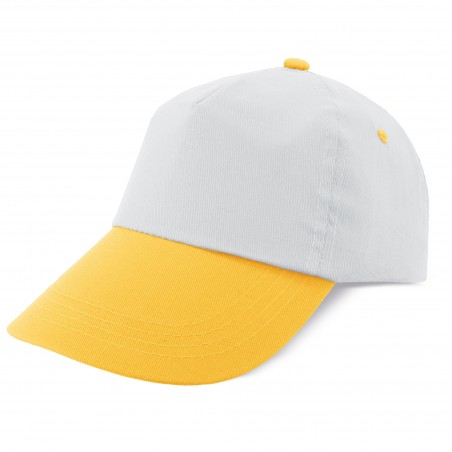 Cappellino con velcro bicolore