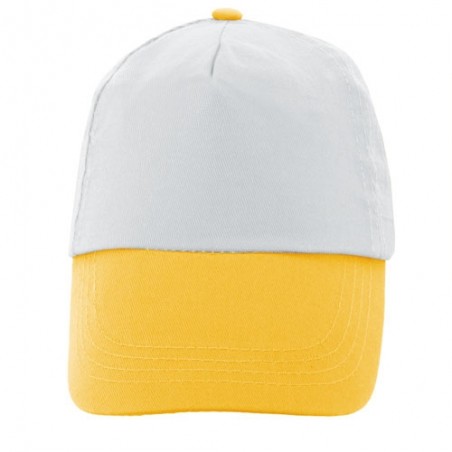 Cappellino con velcro bicolore