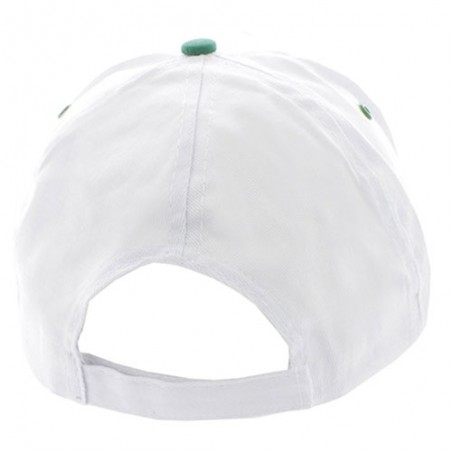 Cappellino con velcro bicolore