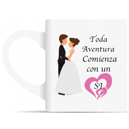Tazze sublimate per il matrimonio