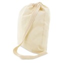 Zaino 100% cotone con manici di comfort