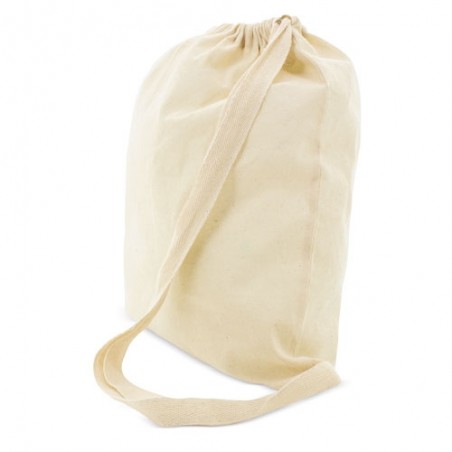 Zaino 100% cotone con manici di comfort