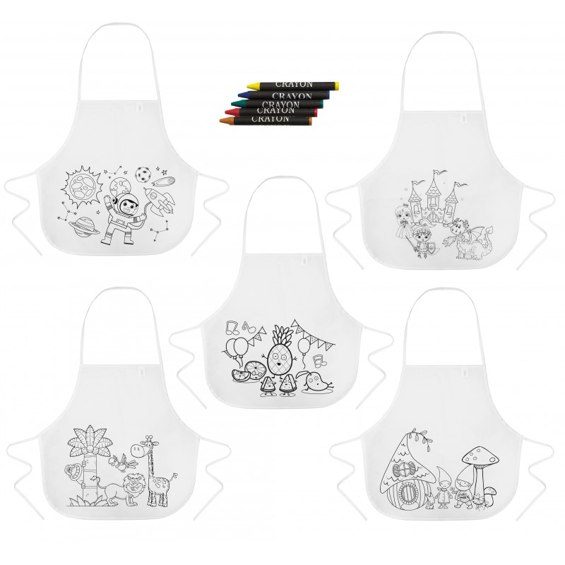 Grembiule infantile chispi (confezione da 5)