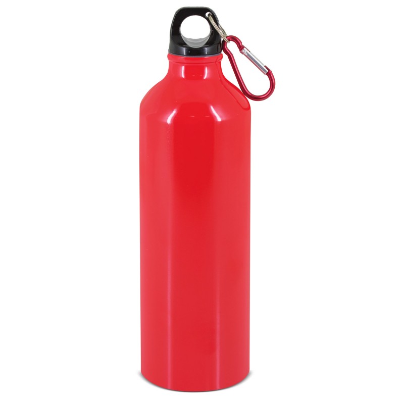 Borraccia In Alluminio Rifinita Con Moschettone 800 Ml. Borraccia In Alluminio Rifinita Con Moschettone 800 Ml.