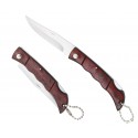 Coltello Pieghevole con Manico Effetto Legno Dettaglio Pratico e Sofisticato per Ospiti
