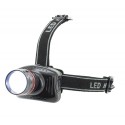 Torcia frontale zoom 4 funzioni