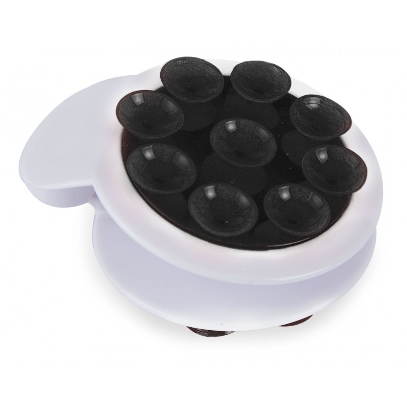 Supporto per smartphone con ventosa nera