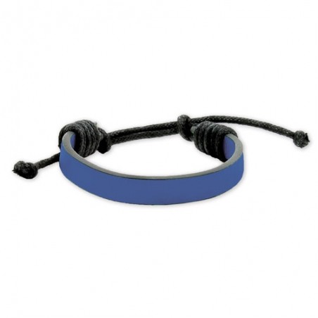 Bracciale Regolabile in Ecopelle e Cordino Dettaglio per Ospiti