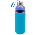 Bottiglia d'Acqua Riutilizzabile 500 ml Design Colorato con Custodia in Neoprene