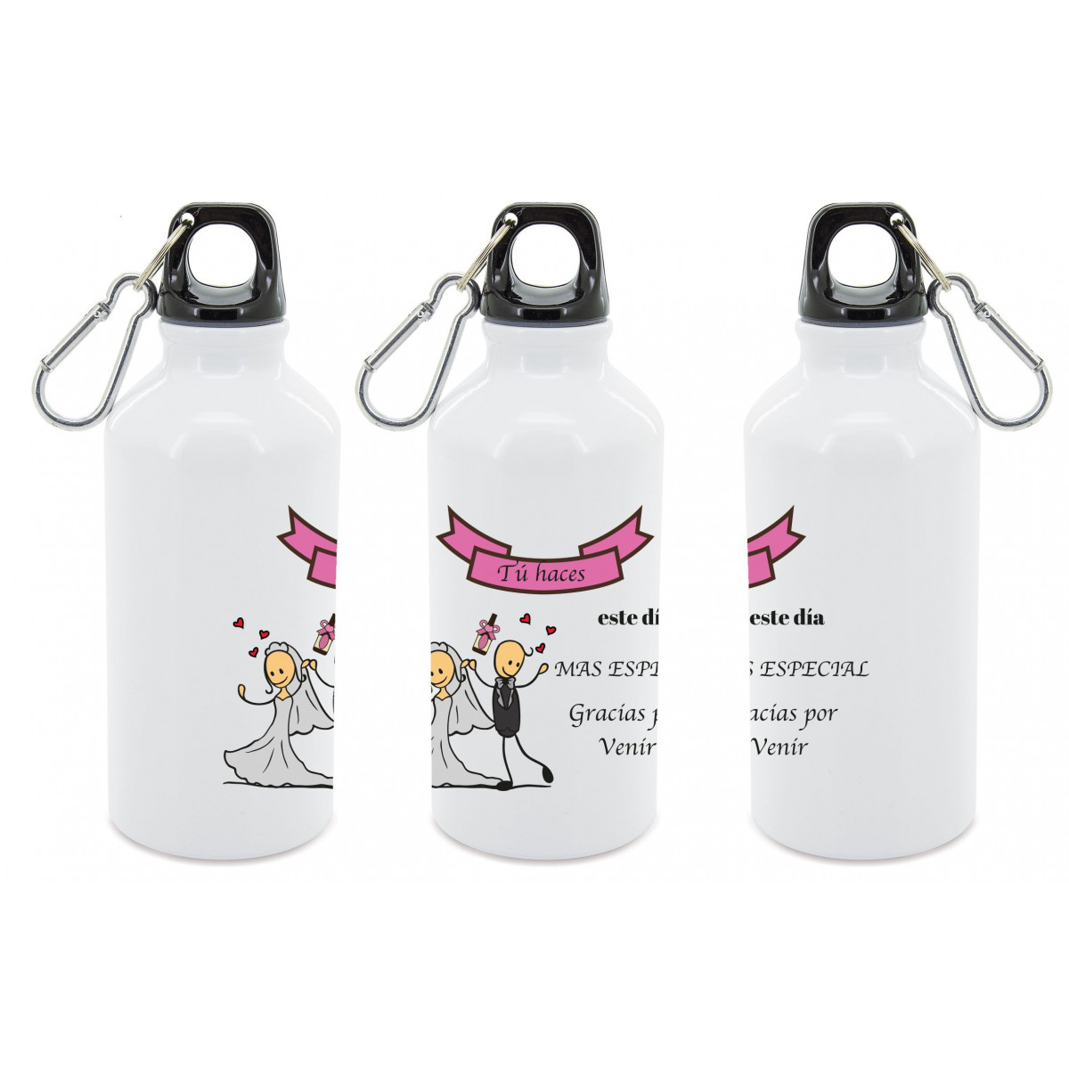 Bottiglia d acqua in alluminio da regalare ai matrimoni