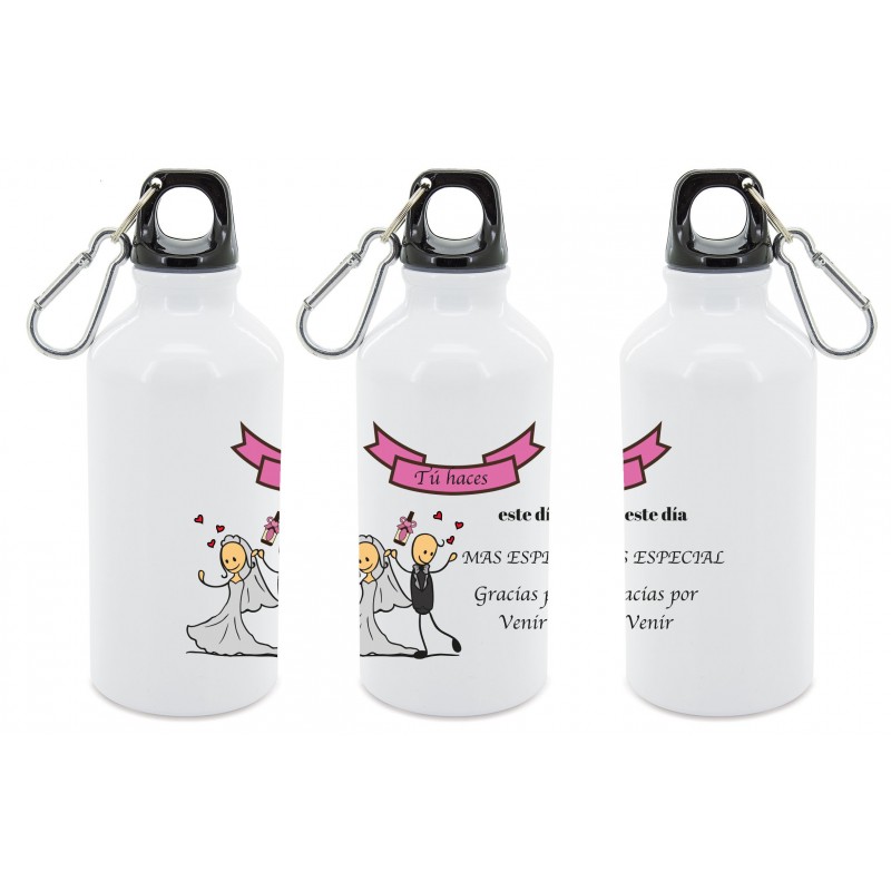 Bottiglia d acqua in alluminio da regalare ai matrimoni