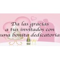 Cavatappi personalizzato con adesivo in borsa di organza rosa