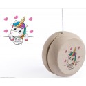 Yo-yo in legno di unicorno per bambini