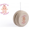 Yoyo di legno da regalare per il battesimo