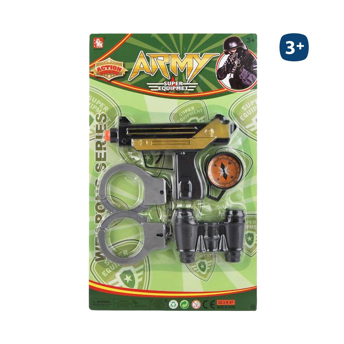 S 4 mitra militare con accessori