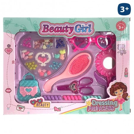 Set di bellezza con perline 32 x 5 x 25 cm