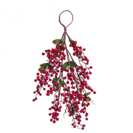 Appendiporta agrifoglio con foglie 55 cm